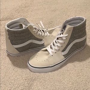 Vans Sk8-Hi herringbone skate shoes